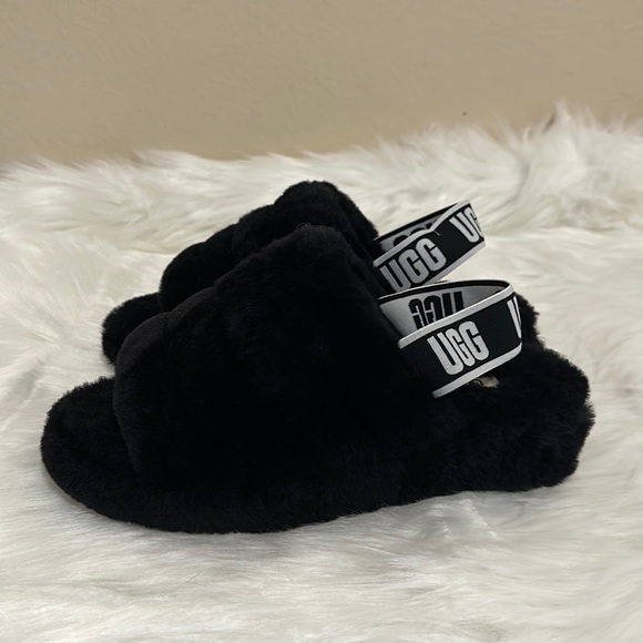 UGG Womens Fluff Yeah Slingback Slides - Picture 7 of 16